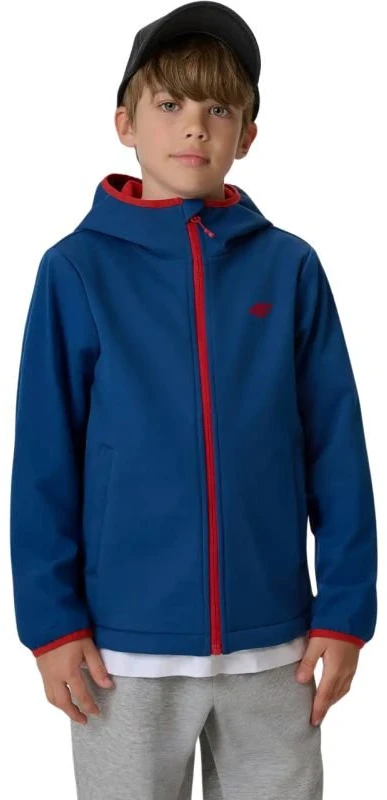 Softshell striukė berniukams 4F M598, tamsiai mėlyna