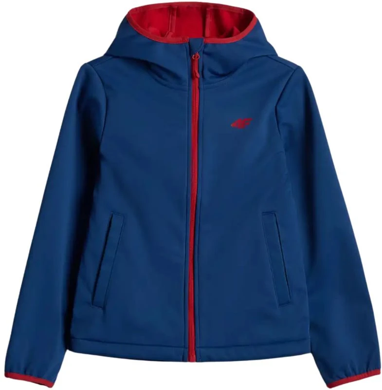 Softshell striukė berniukams 4F M598, tamsiai mėlyna