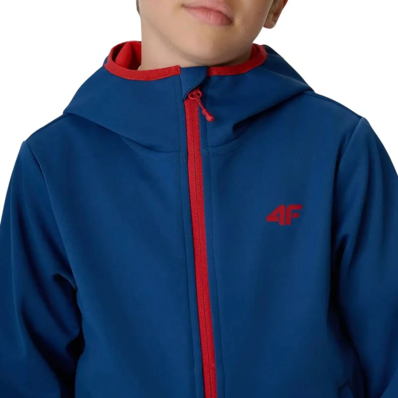 Softshell striukė berniukams 4F M598, tamsiai mėlyna