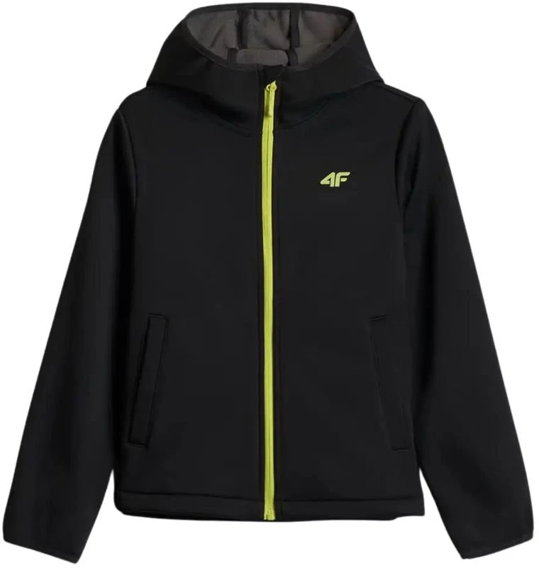 Softshell striukė berniukams su NeoDry membrana 4F M598, juoda