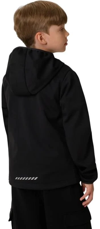 Softshell striukė berniukams su NeoDry membrana 4F M598, juoda