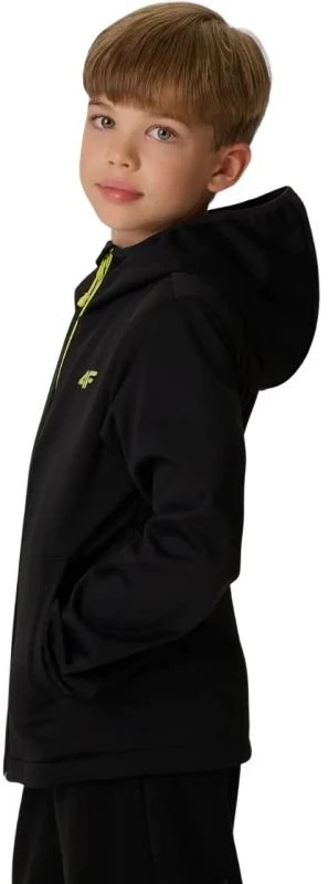 Softshell striukė berniukams su NeoDry membrana 4F M598, juoda