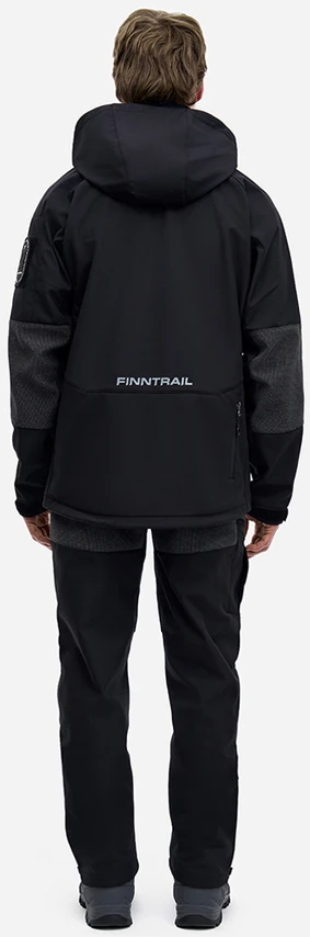 Softshell striukė Finntrail TACTIC Graphite 1323 Softshell, Dydis: S