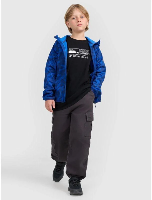 Softshell striukė, neperpučiama membrana 5000, berniukams 4F 4FJRAW25TSOFM508-90A