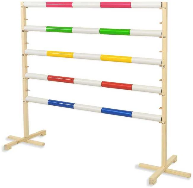 Šokinėjimo kliūtis hobby horse su geltona sija 120 cm