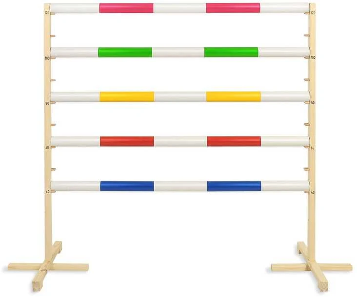 Šokinėjimo kliūtis hobby horse su raudona sija 120 cm