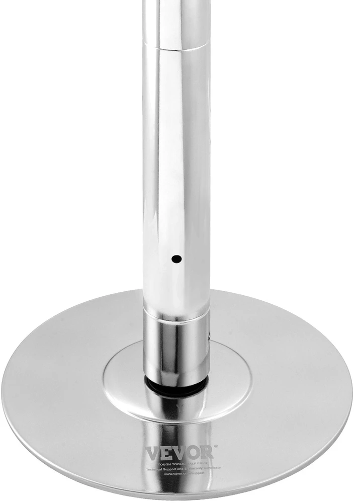 VEVOR Šokio stulpas, 45 mm nerūdijančio plieno