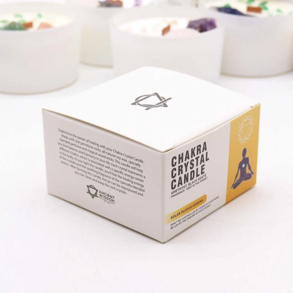 - Solar Plexus Chakra - krištolinė žvakė