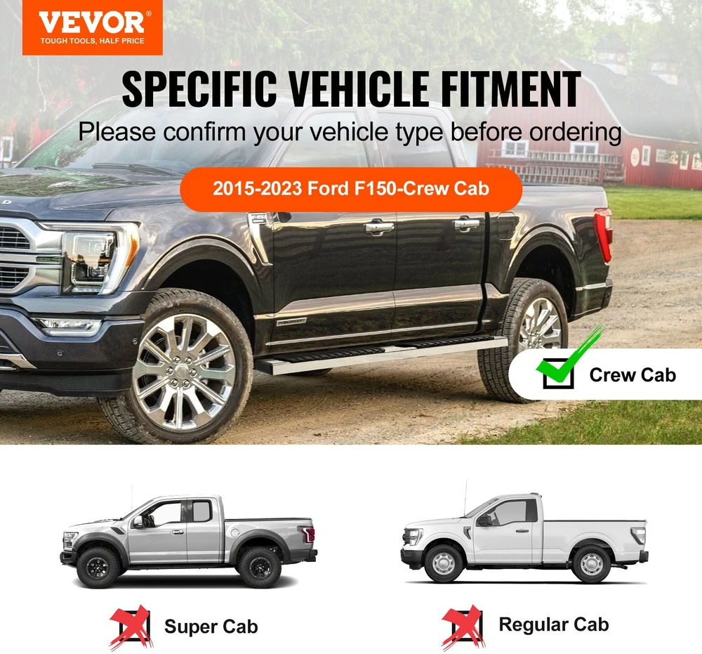 VEVOR Įlipimo platformos Ford F150, F250, F350