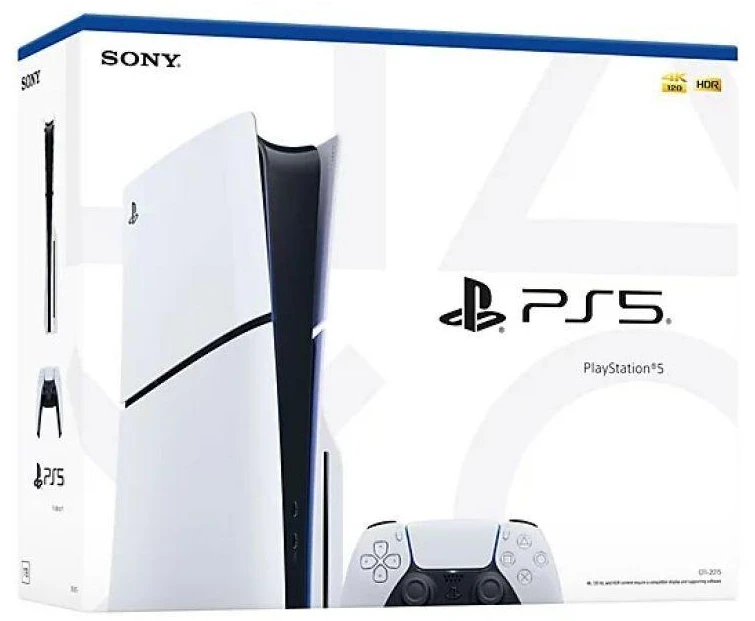 Sony PlayStation 5 Slim Disc Edition 1TB – Baltas