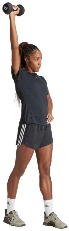 Šortai adidas Pacer Training 3-Stripes Woven High-Rise W IT7760