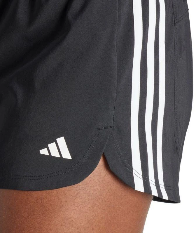 Šortai adidas Pacer Training 3-Stripes Woven High-Rise W IT7760