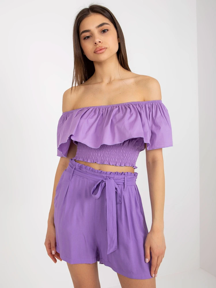 Šortai violetiniai
