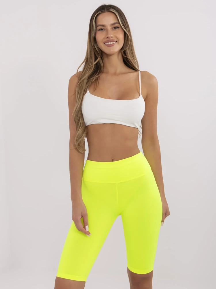 Šortai moterims -EM-LG-574.05-fluo geltoni