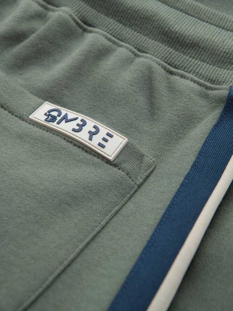 Šortai unisex rudos spalvos su raišteliu