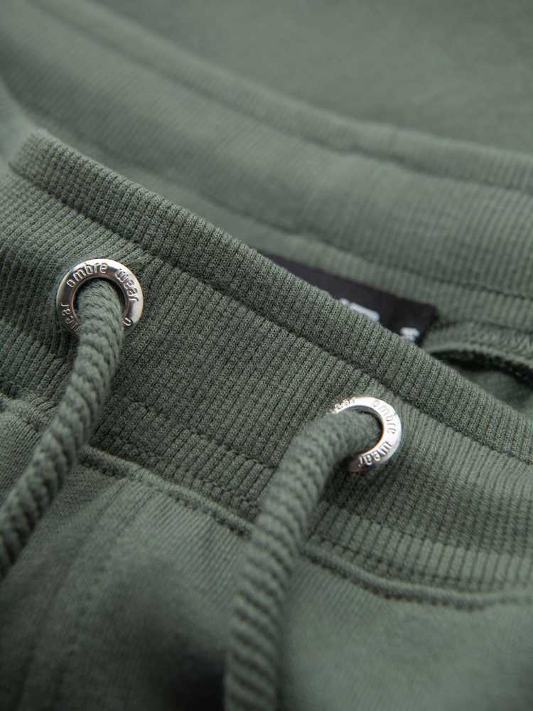 Šortai unisex rudos spalvos su raišteliu