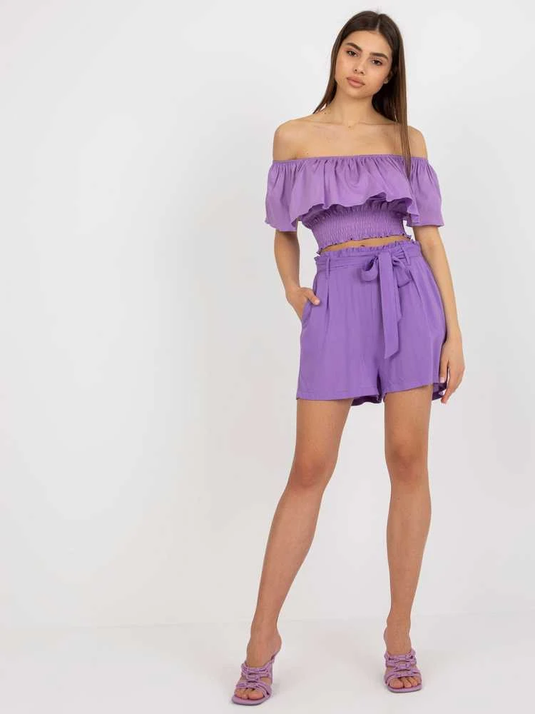 Šortai violetiniai
