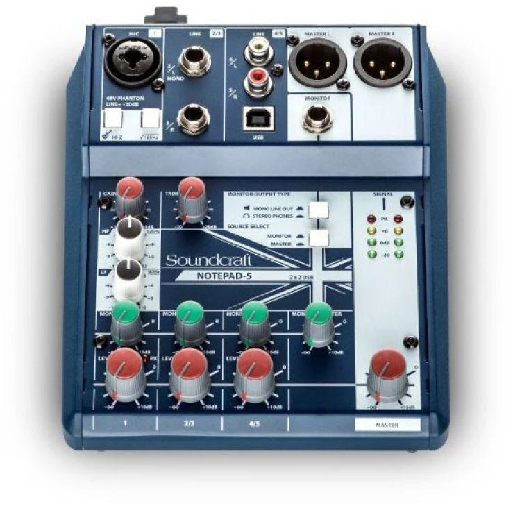 Soundcraft Notepad-5 – analoginis garso pultas