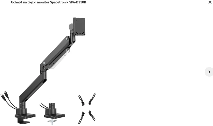 „Spacetronik SPA-D110B“ sunkus monitoriaus laikiklis 17-57 colių