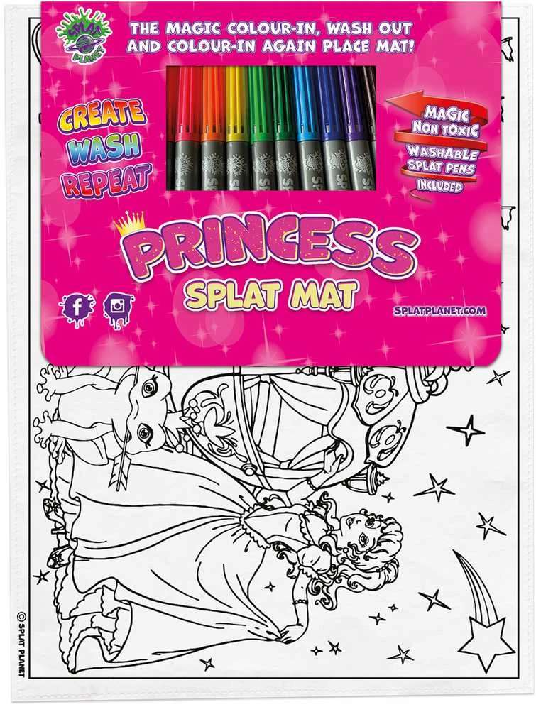 Splat Planet Spalvinimo kilimėlis PRINCESĖS