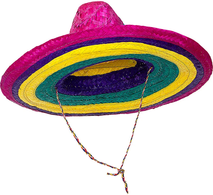 Spalvotas meksikietiškas sombrero vaikams