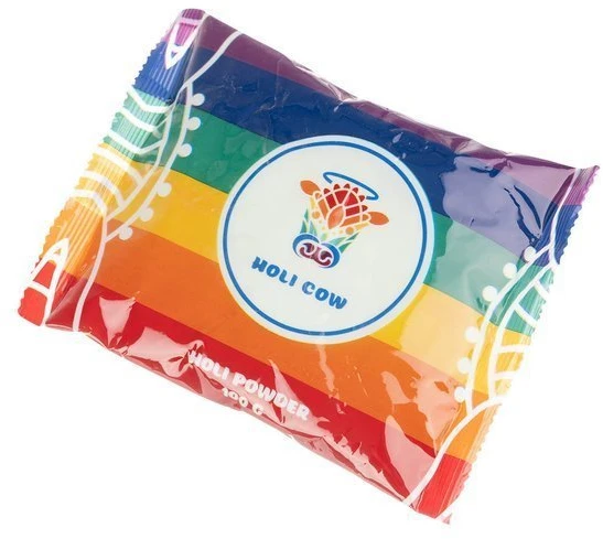 Holi spalvų miltelių rinkinys 6x100g Holi Cow 27335