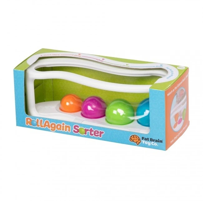 Spalvų rūšiavimo žaidimas „RollAgain Sorter“
