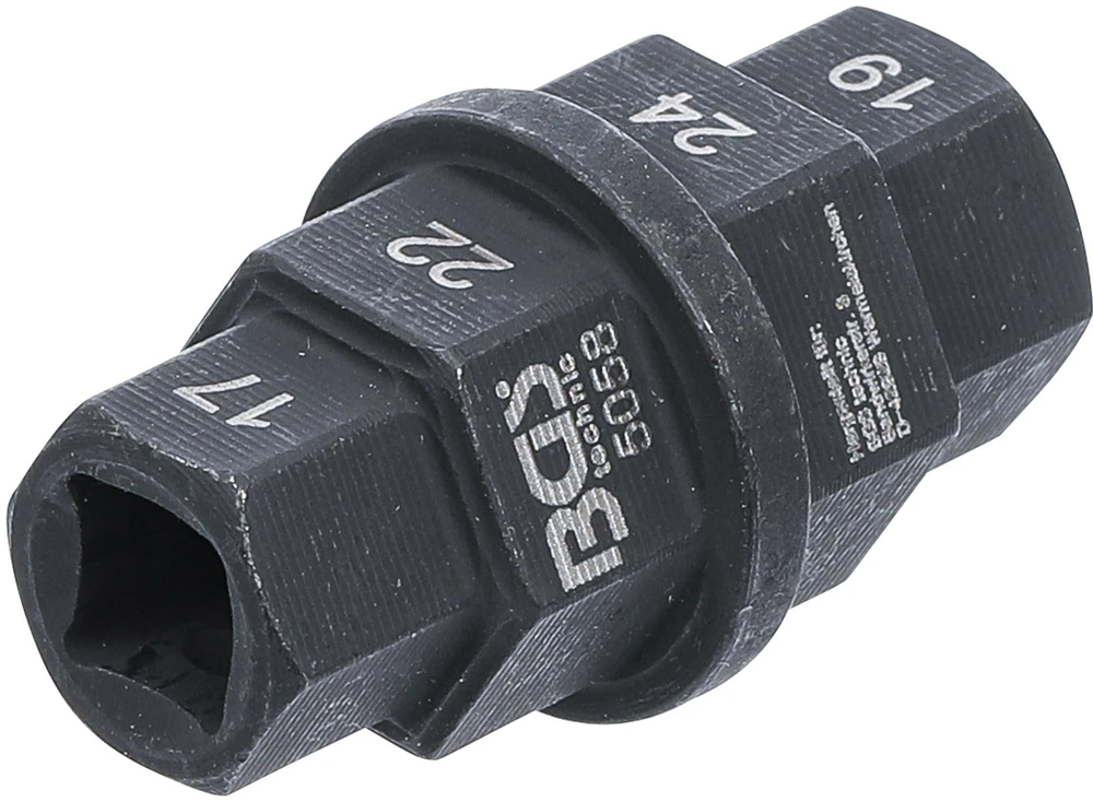 SPECIALUS MOTOCIKLO GALVUTĖS RAKTAS | 10 MM (3/8") | 17–19–22–24 MM (5058)