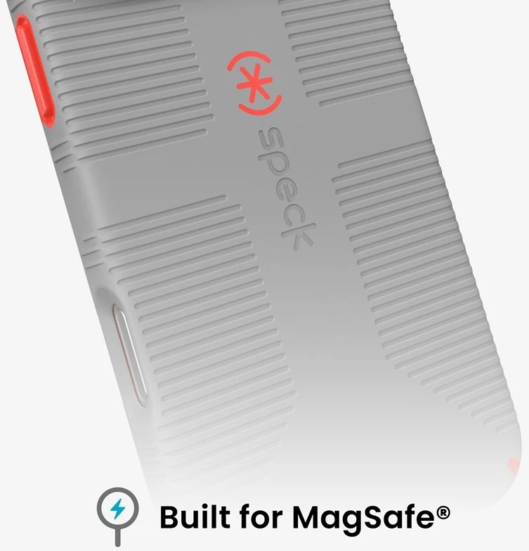 Speck Candyshell Grip MagSafe dėklas iPhone 18 Pro Max / 17 Pro Max, pilkas