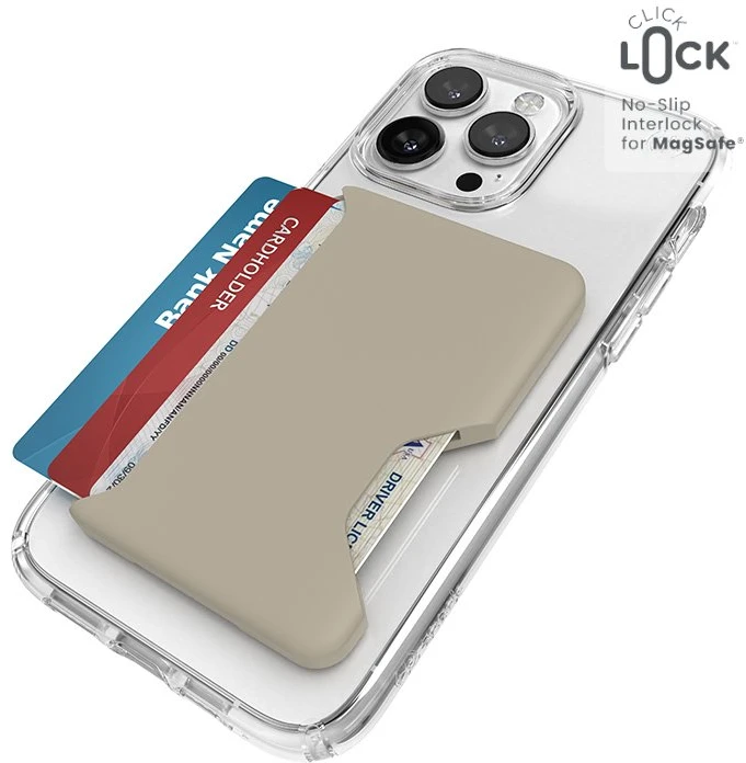 Dėklas Speck ClickLock piniginė MagSafe ruda