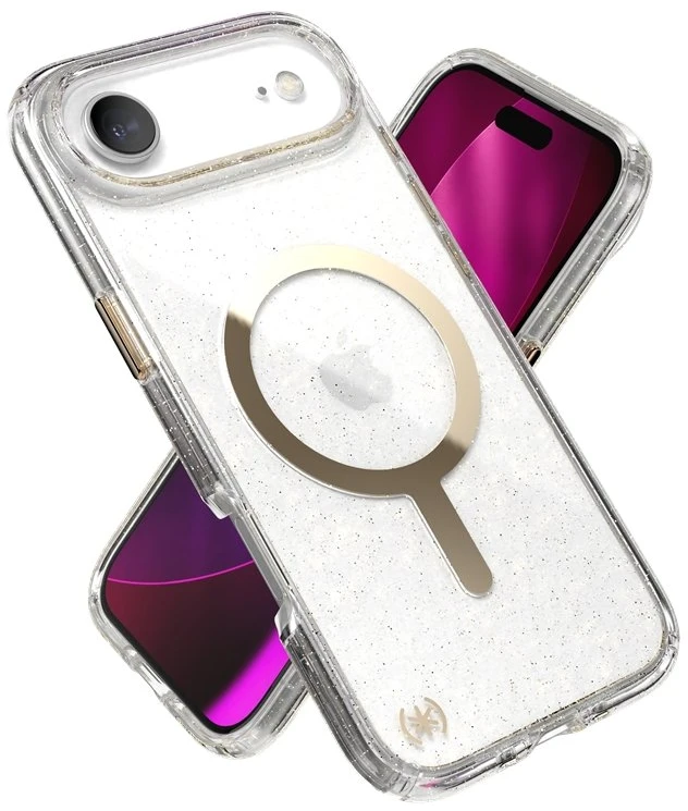 Speck Presidio Lux MagSafe - dėklas Apple iPhone Air Glitter / Gold Metallic