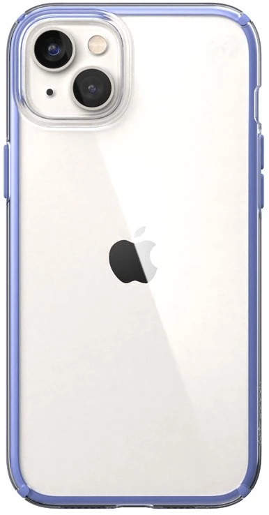 Speck Presidio Perfect-Clear with Impact Geometry - dėklas skirtas Apple iPhone 15 Plus/ 14 Plus with MICROBAN coating Clear / Grounded Violetinė