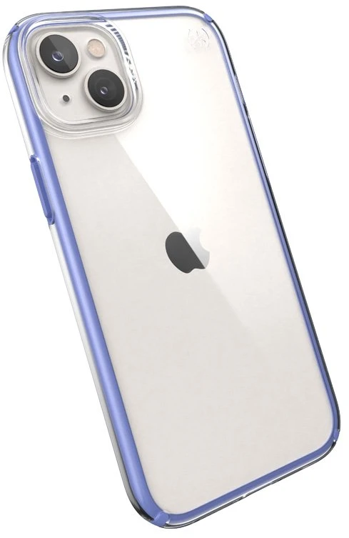 Speck Presidio Perfect-Clear with Impact Geometry - dėklas skirtas Apple iPhone 15 Plus/ 14 Plus with MICROBAN coating Clear / Grounded Violetinė