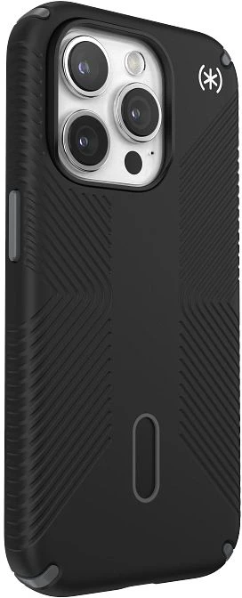 Speck Presidio2 Grip ClickLock & Magsafe - dėklas skirtas Apple iPhone 15 Pro Juodas / Slate Pilkas / Baltas