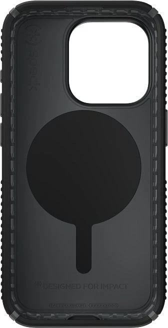 Speck Presidio2 Grip ClickLock & Magsafe - dėklas skirtas Apple iPhone 15 Pro Juodas / Slate Pilkas / Baltas