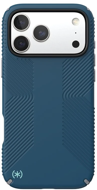 Dėklas Speck Presidio2 Grip MagSafe - Apple iPhone 17 Pro Max Case Deep Sea/Sidabrinis Metallic