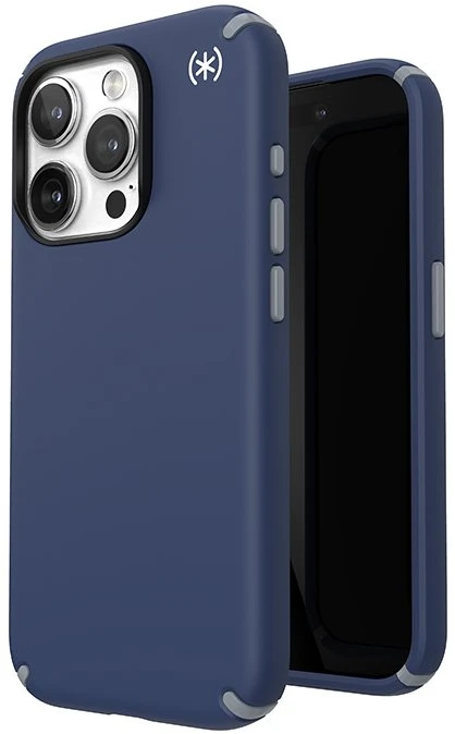 Speck Presidio2 Pro Magsafe - dėklas skirtas Apple iPhone 15 Pro Coastal Mėlyna / Dust Pilkas / Baltas
