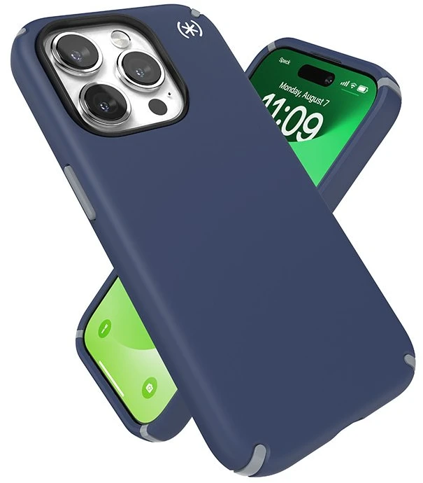 Speck Presidio2 Pro Magsafe - dėklas skirtas Apple iPhone 15 Pro Coastal Mėlyna / Dust Pilkas / Baltas