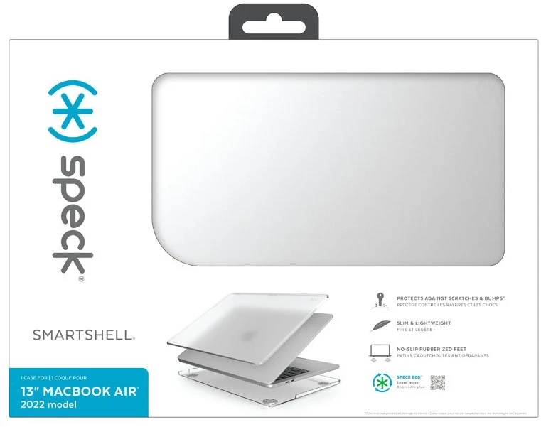 Speck Speck „SmartShell“ dėklas „MacBook Air 13,6“ (M5/M4/M3/M2/2026–2022), skaidrus