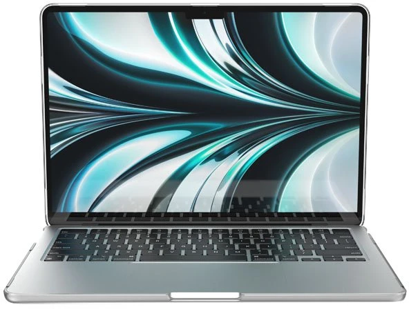 Speck Speck „SmartShell“ dėklas „MacBook Air 13,6“ (M5/M4/M3/M2/2026–2022), skaidrus