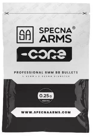 Kontext Specna Arms CORE 0.25g ASG šratai - 1000 vnt. (SPE-16-021004)