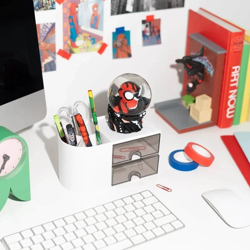 ERIK Spider-Man ir Venom stiklinis sniego rutulys su dovanų dėžute