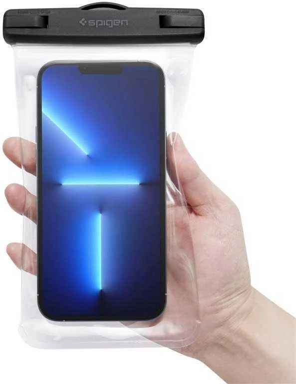 SPIGEN A601 UNIVERSALUS VANDENIUI ATSPIRUS DĖKLAS 2 PAKUOTĖS CRYSTAL CLEAR