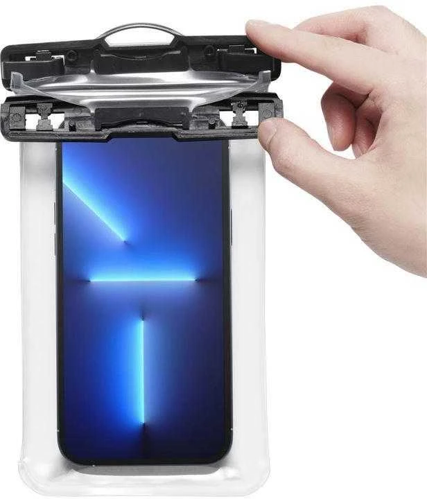 SPIGEN A601 UNIVERSALUS VANDENIUI ATSPIRUS DĖKLAS 2 PAKUOTĖS CRYSTAL CLEAR