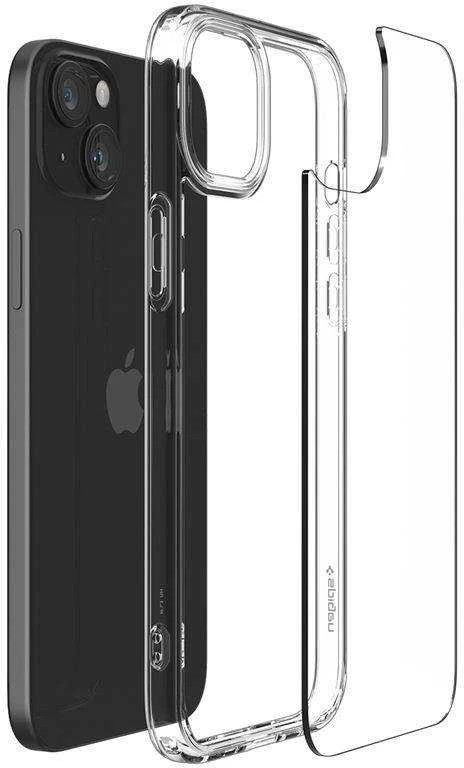 Spigen Crystal Hybrid, crystal dėklas telefonui skaidrus – Apple iPhone 15 Plus