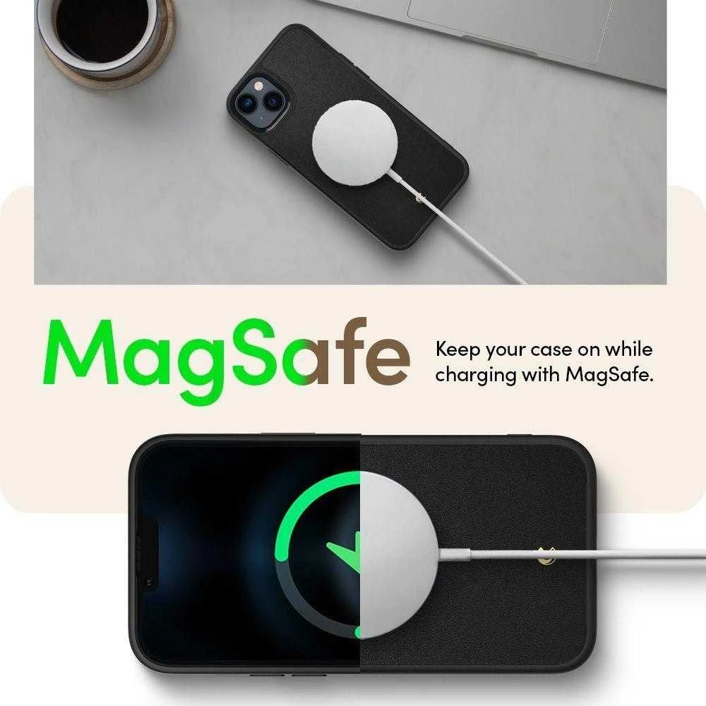 Spigen Cyrill Kajuk Mag MagSafe Apple iPhone 14 Plus dėklas telefonui juodos spalvos
