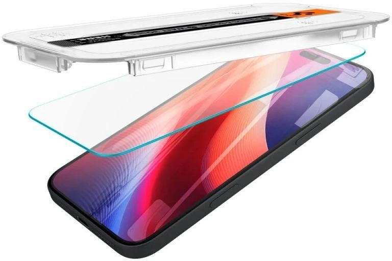 Spigen Glas.tR EZ Fit grūdintas stiklas skirtas iPhone 15 / 16 - 2 vnt.