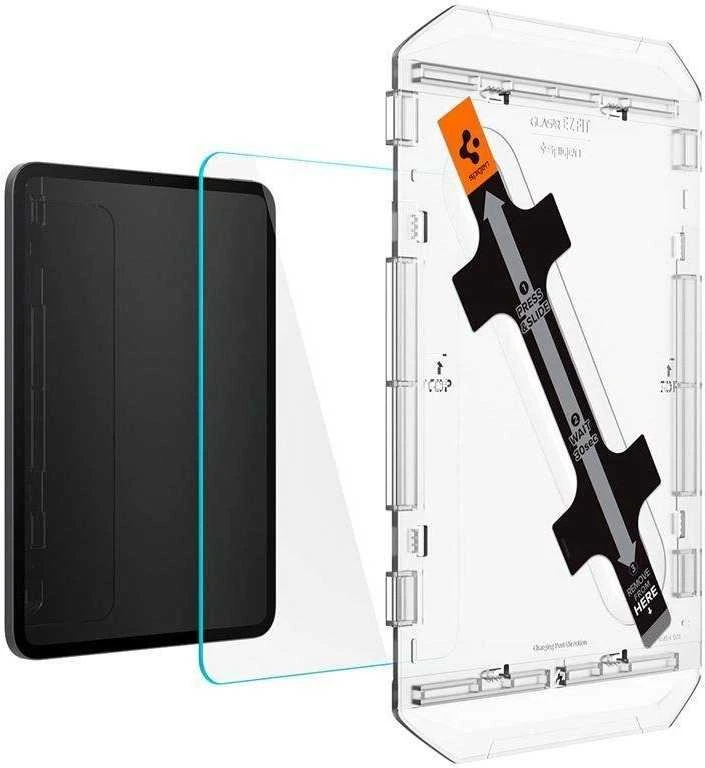 Apsauginis stiklas Spigen GLAS.TR „EZ FIT” Apple iPad 10.9” 10 / 2022 / 11” 11 / 2025 CLEAR