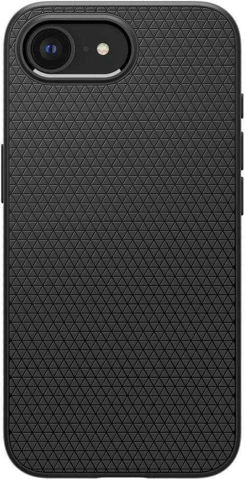 „Spigen Liquid Air“ dėklas, skirtas iPhone 16e / 17e – matinis juodas