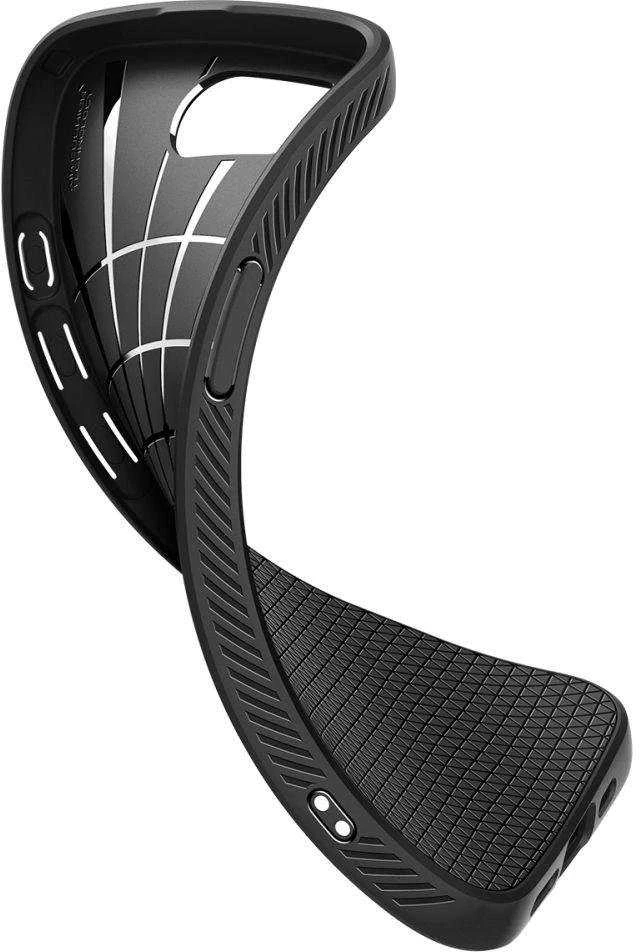 „Spigen Liquid Air“ dėklas, skirtas iPhone 16e / 17e – matinis juodas